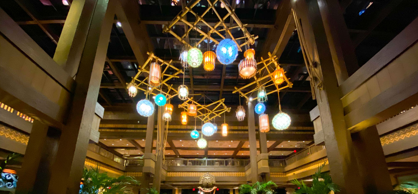 Image: Lobby at Disney's Polynesian Villas & Bungalows at Walt Disney World (Photo via Brooke Geiger McDonald)