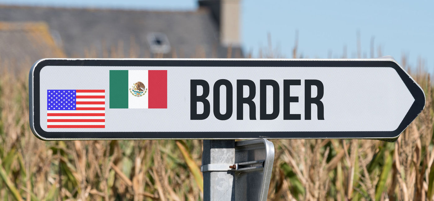 Image: Frontière États-Unis Mexique. (photo via Stadtratte / iStock / Getty Images Plus)