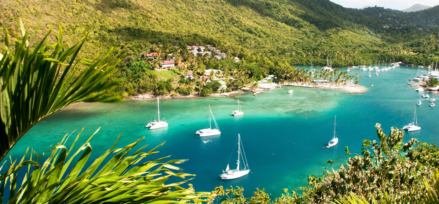 Image: Marigot Bay in Saint Lucia. (Wildroze/E+)
