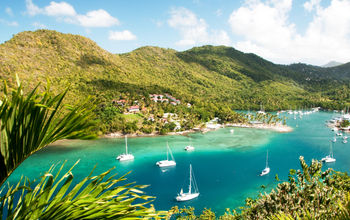 Marigot Bay in Saint Lucia