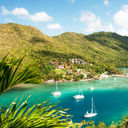 Marigot Bay in Saint Lucia