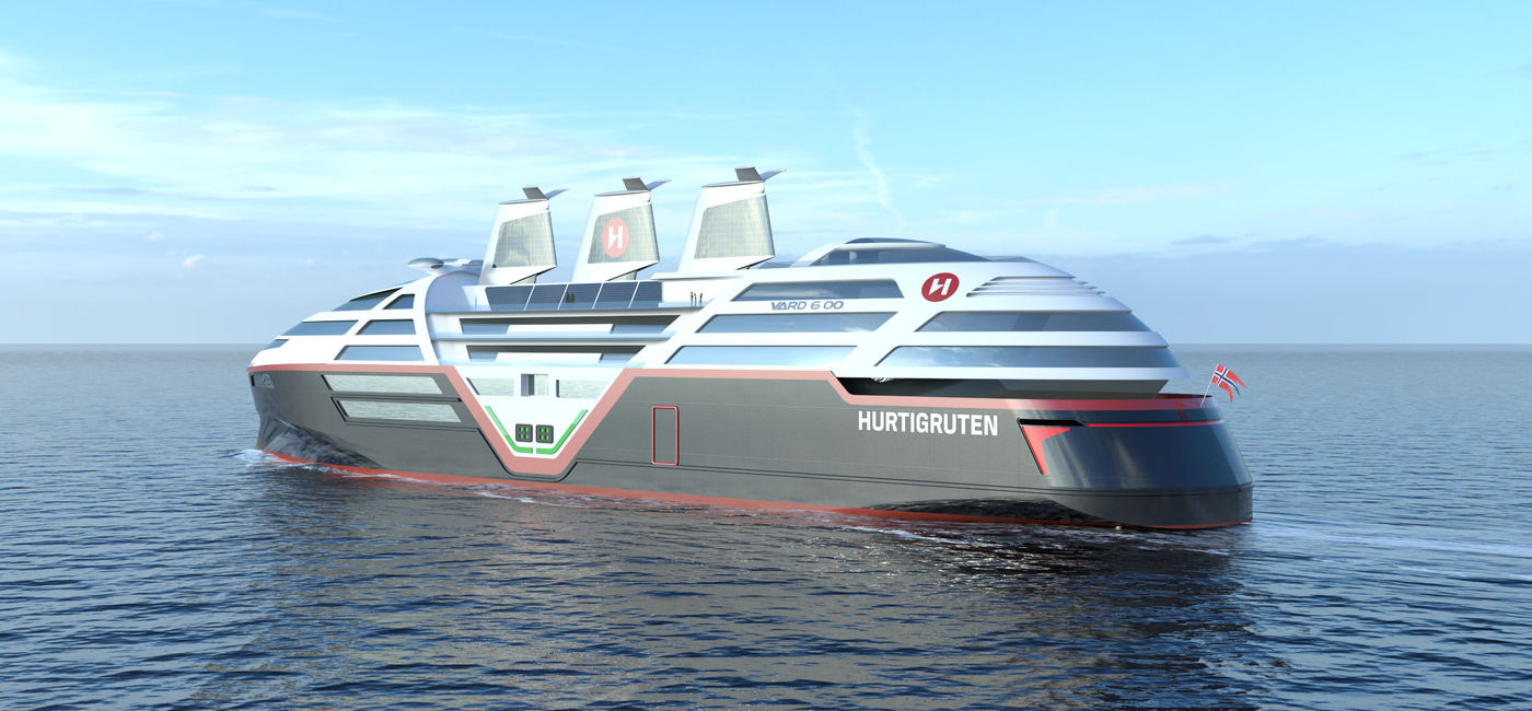 Image: A rendering of the first Sea Zero ship. (Photo Credit: VARD Design)