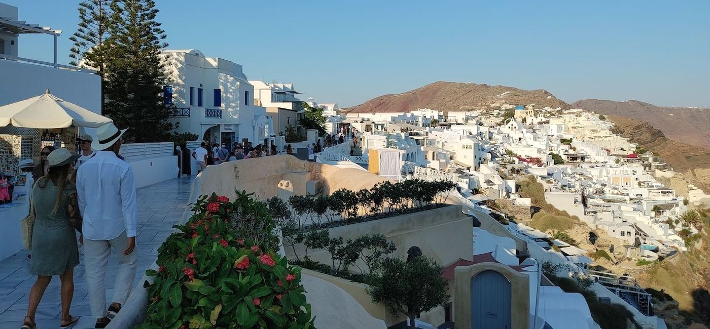 Image: Santorini, Greece. (photo by Claudette Covey)