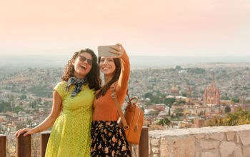 Latinx travelers in San Miguel de Allende, Mexico.