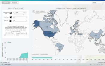 Boeing's new SAF Dashboard tool.