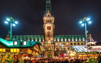 Christmas Market in Hamburg, Germany