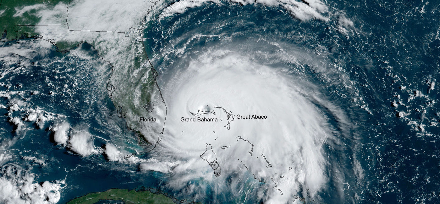 Image: Hurricane Dorian over the Bahamas (photo via NOAA Satellites/Flickr)