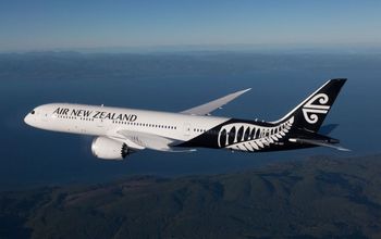 Air New Zealand Dreamliner in flight