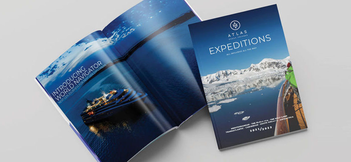 Image: PHOTO: Atlas Premier brochure. (photo via Atlas Ocean Voyages Media)