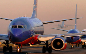 Southwest Airlines jets on the runway