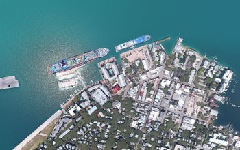 Cruise ships docked in Key West, Florida.