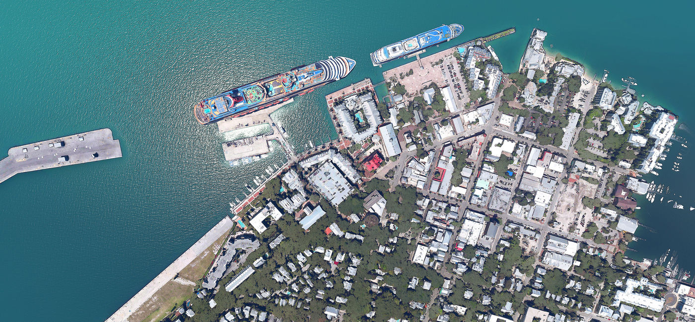 Image: Cruise ships docked in Key West, Florida. (photo via Vonkara1 / E+)