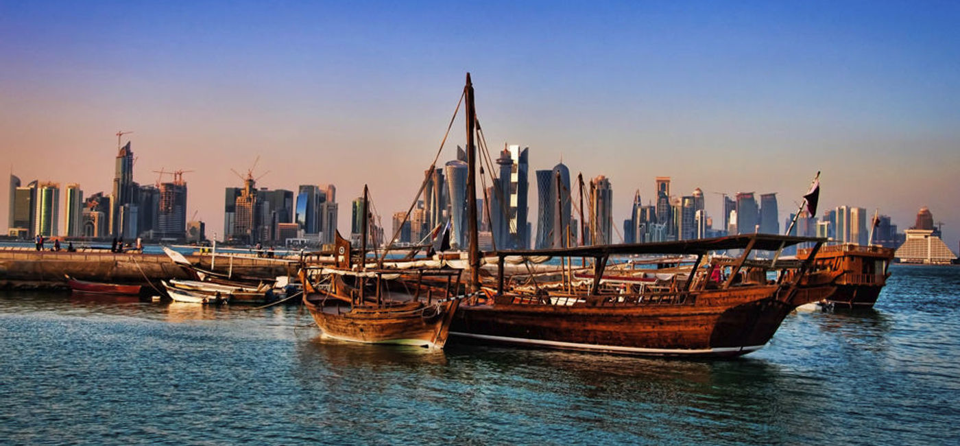 Image: PHOTO: A Dhow at Doha, Qatar's waterfront. (photo courtesy of Thinkstock)