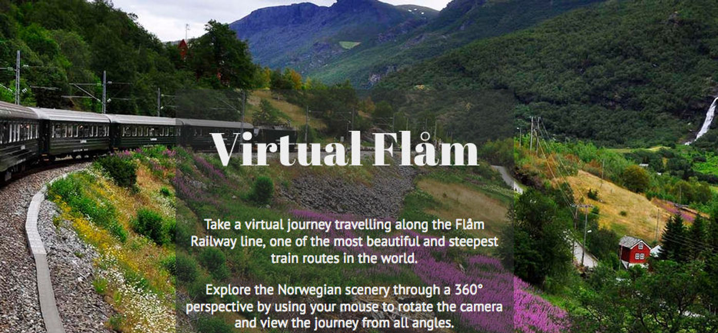 Image: Take a tour of Norway with virtual reality.  (Expedia.no)
