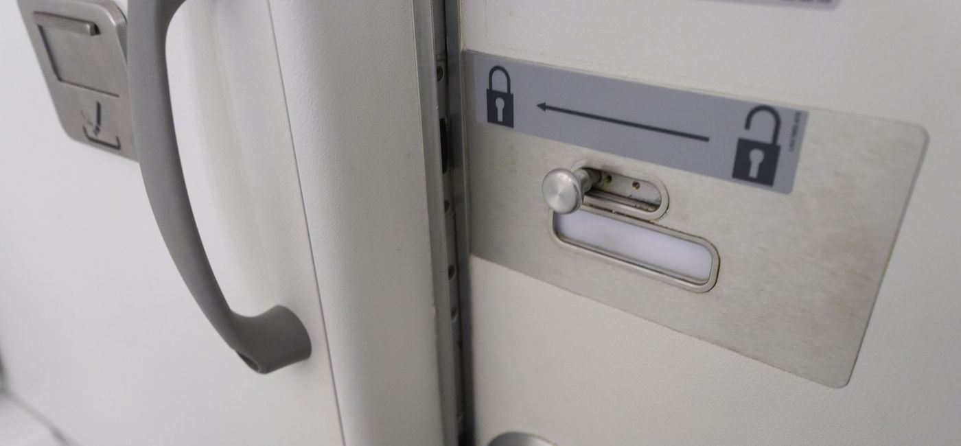 Image: PHOTO: Airplane lavatory. (Photo via iStock / Getty Images Plus / maroke)