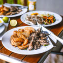 Tobagonian cuisine is influenced by African, Spanish, Syrian and Chinese cuisines.
