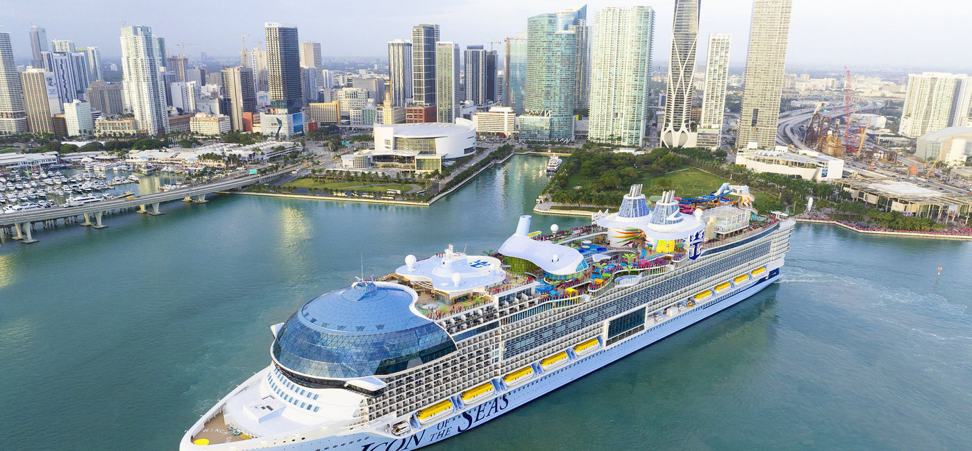 Image: Icon of the Seas arrives in Miami (Photo Credit: Royal Caribbean International)