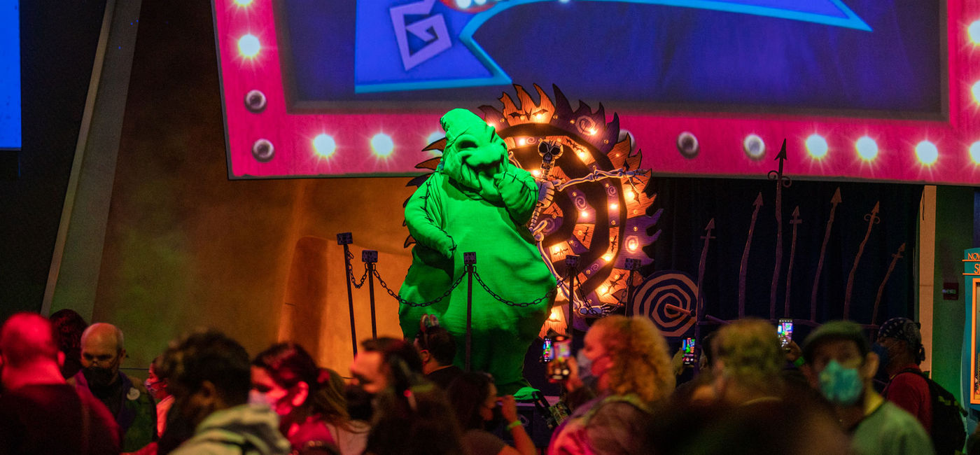 Image: Oogie Boogie Bash at Disney California Adventure Park. (photo via Disneyland Resort Media)
