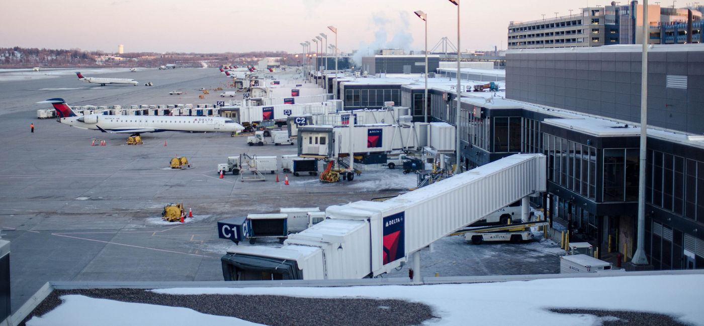 Image: PHOTO: Delta Air Lines Concourse C at Minneapolis-St. Paul International Airport. (photo via Flickr/m01229) 