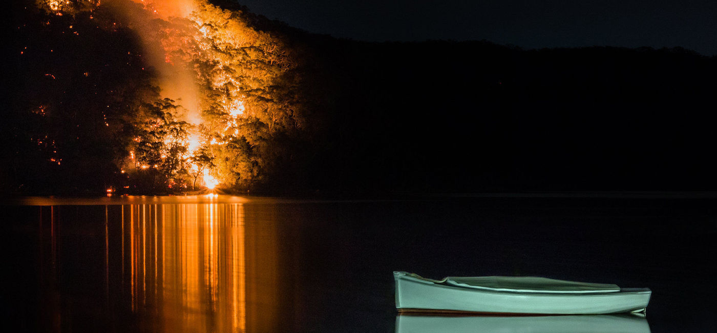 Image: PHOTO: Brushfire in Australia. (photo via Flickr /  Martin Snicer)