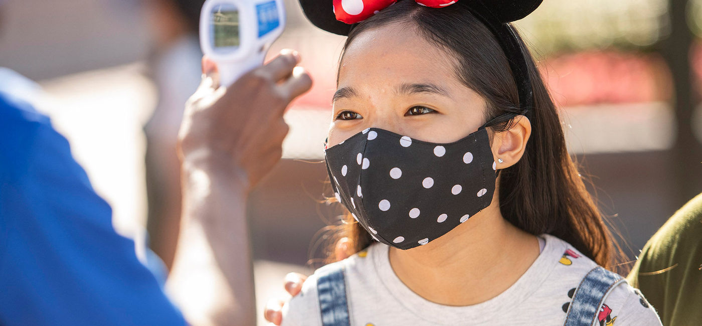 Image: PHOTO: Temperature checks, Disney World (Photo courtesy Walt Disney World Resort) (Disney World)