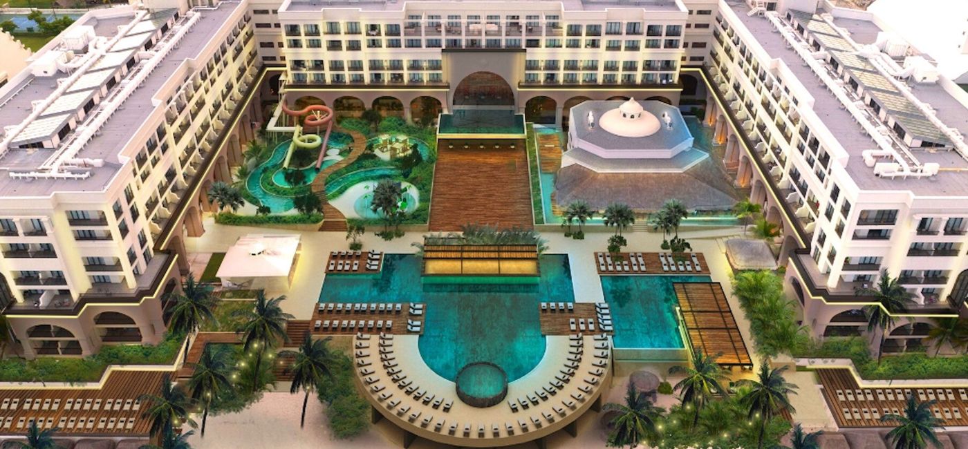 Image: A rendering of the Marriott Cancun, an All-Inclusive Resort. (Photo Credit: Marriott International)