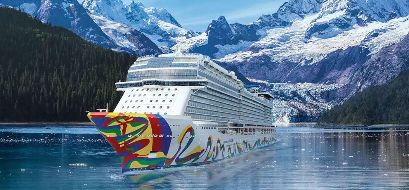 Image: Norwegian Encore in Alaska. (photo via Norwegian Cruise Line) ((photo via Norwegian Cruise Line))