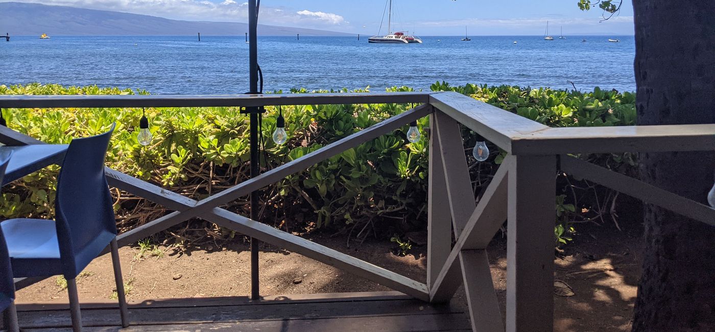 Image: Frida's restaurant on Front Street in Lahaina, Maui Hawaii (photo by Lauren Bowman)