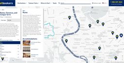 Railbookers, Amtrak Vacations, travel maps, travel planning technology