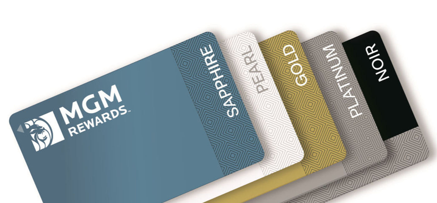 Image: MGM Rewards cards. (photo via MGM Resorts International Media)