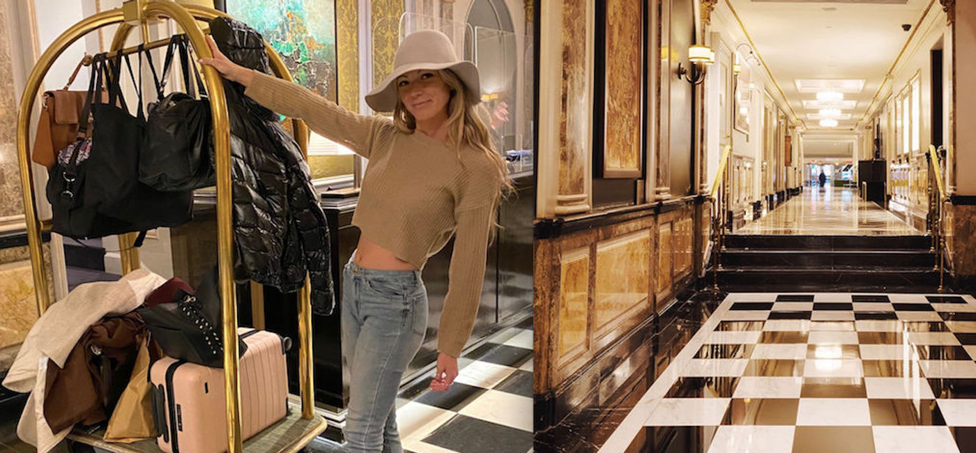 Image: Catherine in the lobby of The Pierre (Catherine in the lobby of The Pierre)