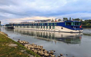 AmaSiena docked in Rüdesheim am Rhein, Germany