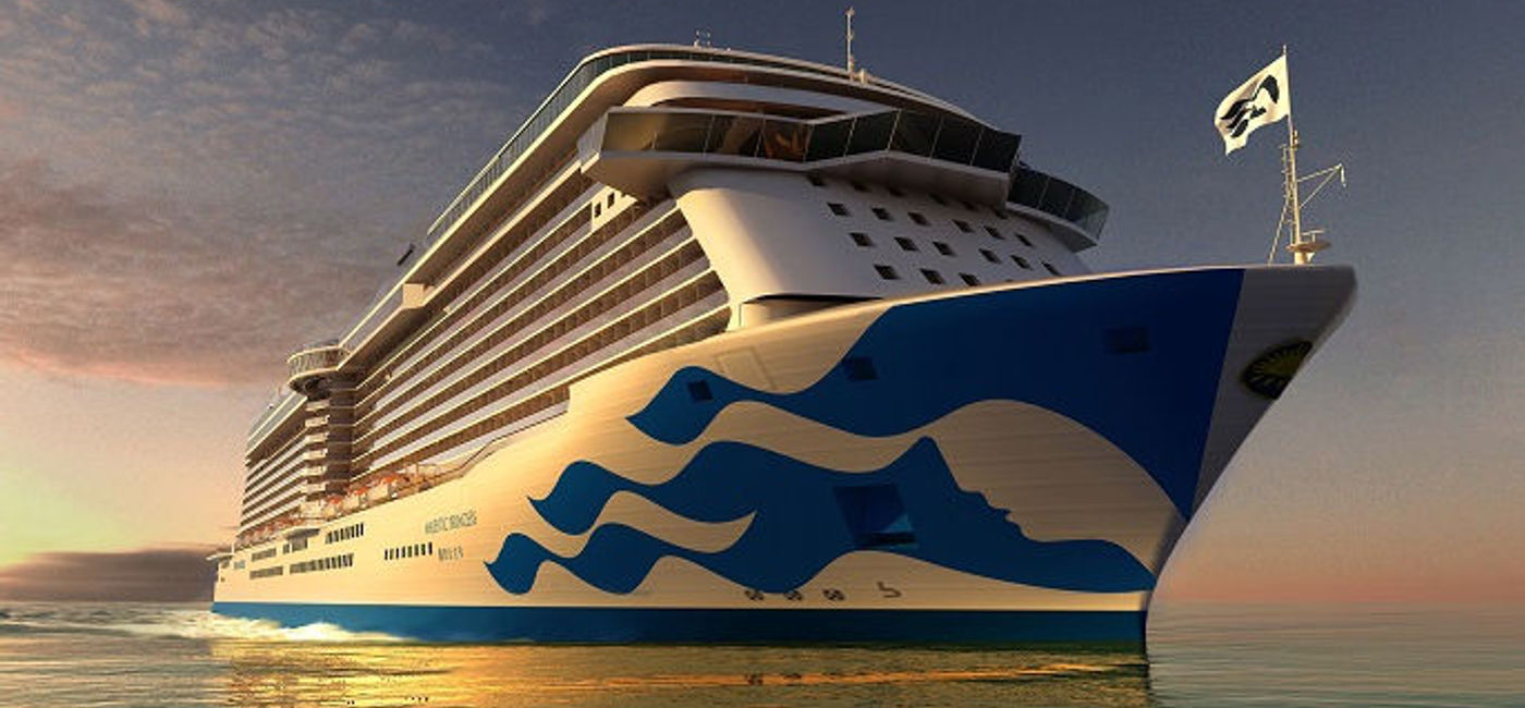 Image: PHOTO: Rendering of Majestic Princess. (Photo courtesy of Princess Cruises)
