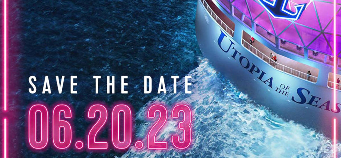 Image: Utopia of the Seas will be unveiled June 20, 2023. (Source: Royal Caribbean International)