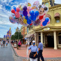 Mickey Balloons on Main Street at Walt Disney World's Magic Kingdom
