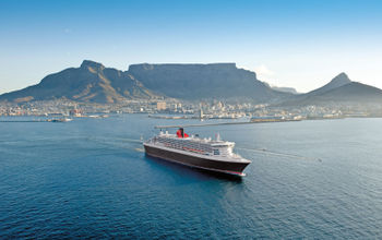 Queen Mary 2 in Cape Town, South Africa