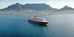 Queen Mary 2 in Cape Town, South Africa