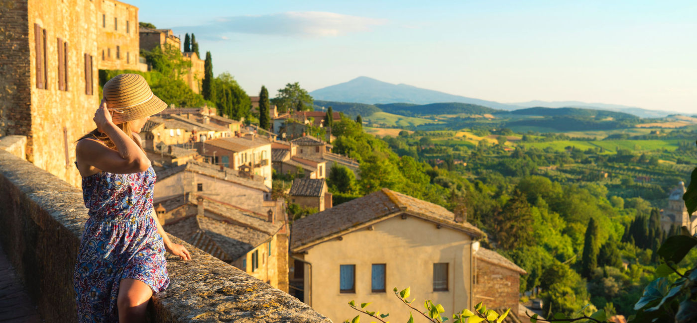 Image: Montepulciano, Tuscany, Italy. (Photo via iStock/Getty Images Plus/Nikita Birzhakov)