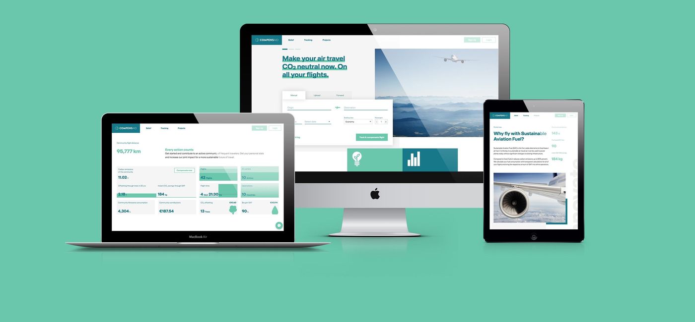 Image: PHOTO: Compensaid, the new sustainability platform from Lufthansa (Courtesy Lufthansa)