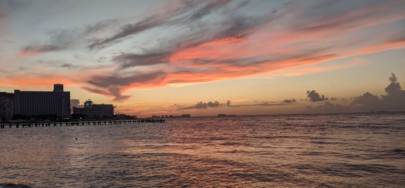 Image: Sunset view in Cancun, Mexico. (photo by Eric Bowman)