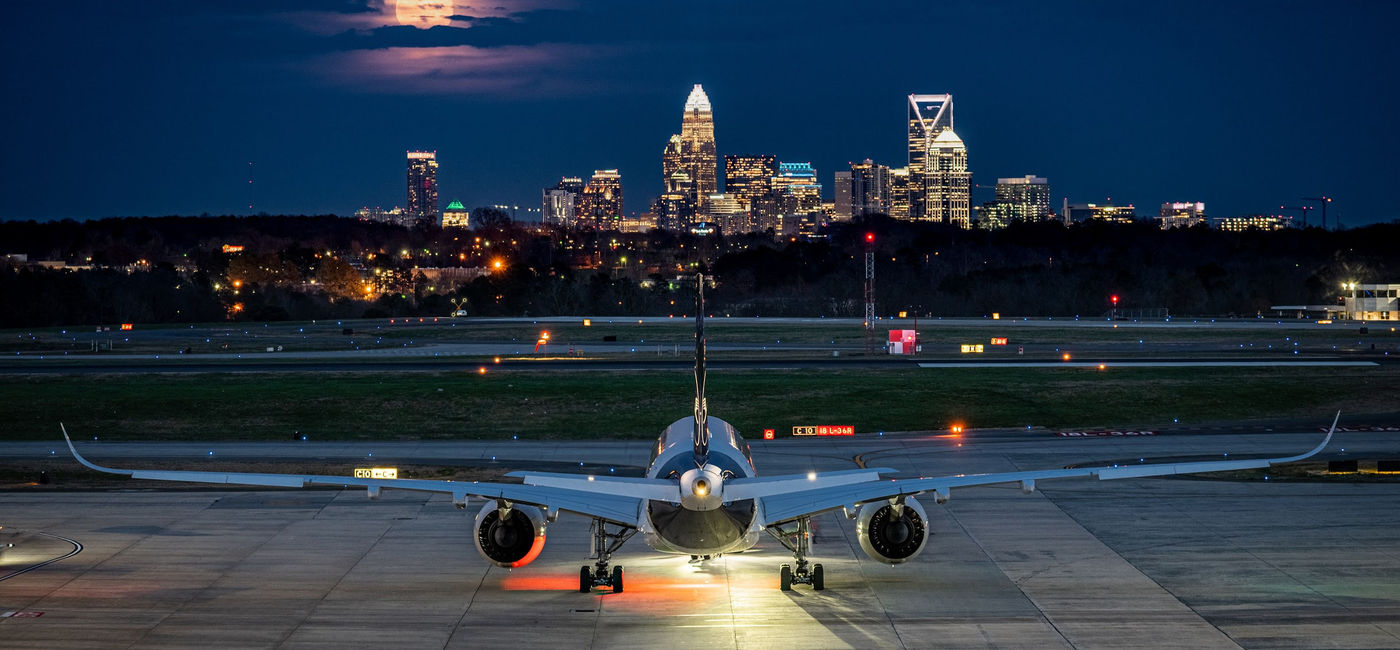 Image: Airport in Charlotte, North Carolina.  (Photo Credit: Myles Gelbach / iStock / Getty Images Plus)