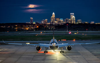 Airport in Charlotte, North Carolina. 