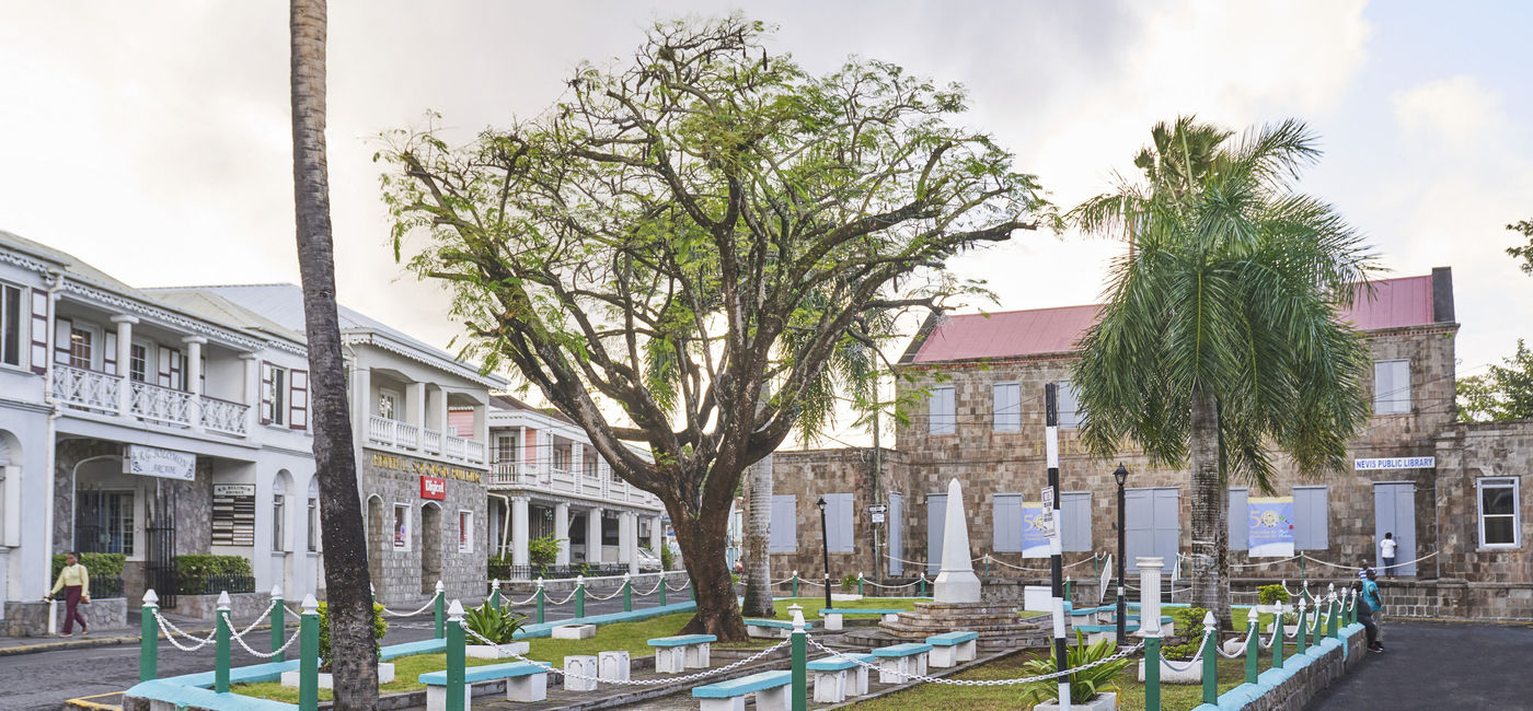 Image: Historic Charlestown, Nevis, where Alexander Hamilton was born and grew up. (photo via Four Seasons Resorts) ((photo via Four Seasons Resorts))