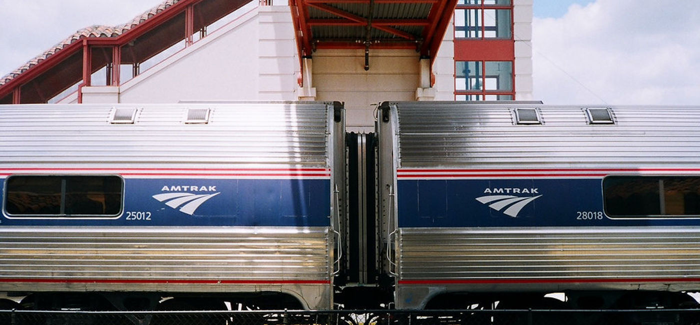 Image: PHOTO: Amtrak train cars. (photo via Flickr/Phillip Pessar)