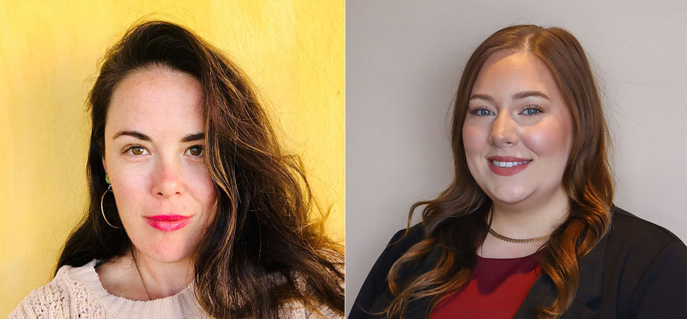 Image: From left to right: Kelly Predmesky and Bentlie Logan. (Celestyal Cruises)