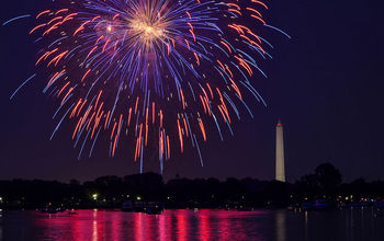 Fourth of July fireworks in Washington DC