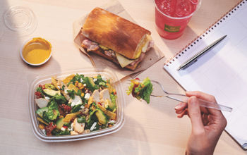 Panera's To-Go Cuban Sandwich and Southwest Lime Chile Salad