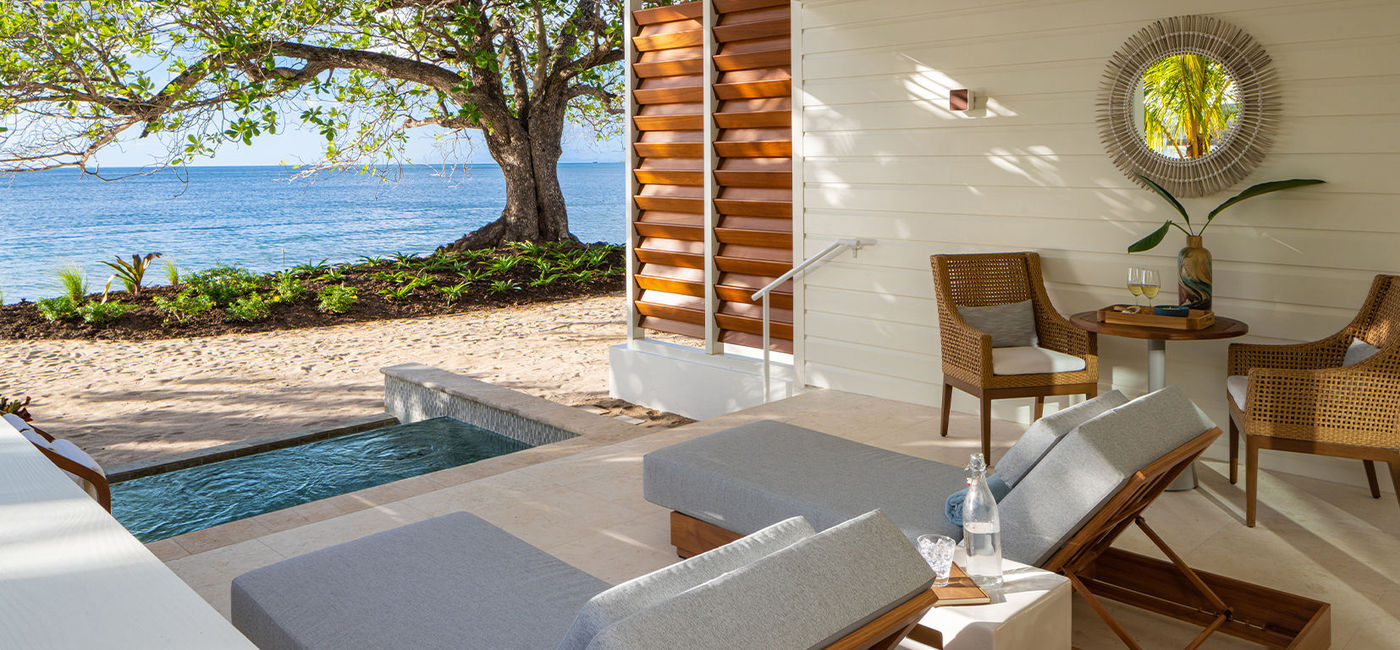 Image: Joli Beachfront Walkout Butler Suite with Private Pool (Photo Credit: Sandals Resorts)