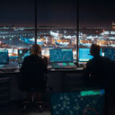 Air traffic controllers. 