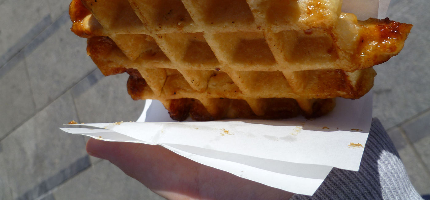 Image: PHOTO: A delicious waffle on to the go. (photo by Worldwide Scott) 